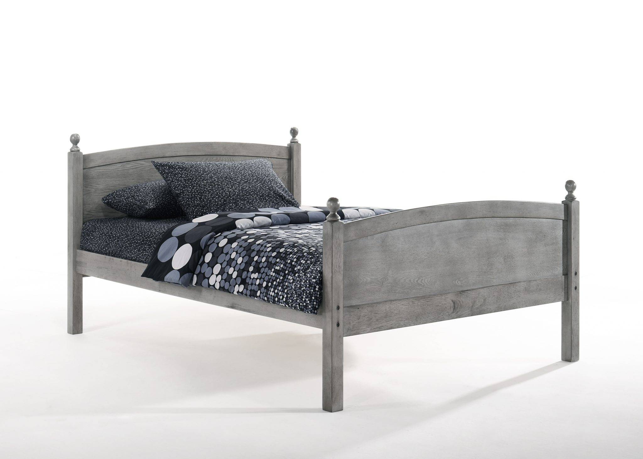 Licorice Bed Full Rustic Gray